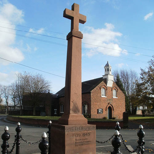 War Memorial in Hollins Green in 2010.