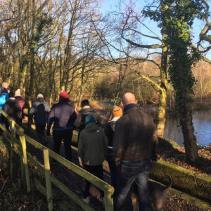 Rixton Claypits in all its glory on a sunny morning guided walk - 7th Jan 2018.
