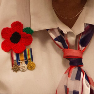 Evergreen Choir member - 100yr Commemoration evening - 10th November 2018.