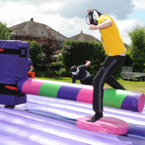 Wipe-out challenge popular with visitors to the 2016 Carnival.