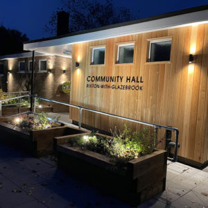 Refurbished Hall signage