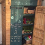 Mathematical outdoor play resources.