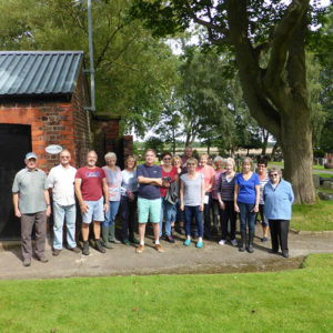 Proud group of volunteers - Green Flag raising day - August 2016.