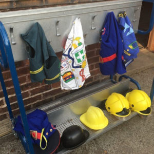 Role Play materials - outdoor play.