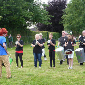Street Band - just one of several song and dance performances to entertain visitors.