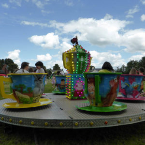 Tea-cup carousel, popular with the children - 2015 Carnival.