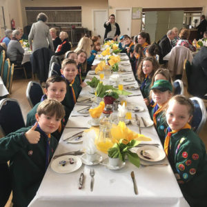 Cubs enjoying brunch at Civic Sunday - Feb 2018.