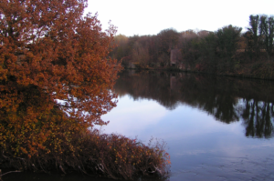 View of the Manchester Ship Canal from Hollins Green - October 2014